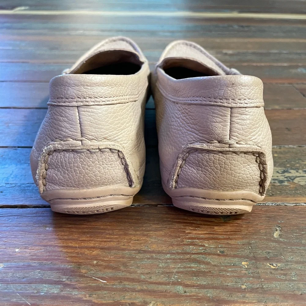 Coach Marley Driver Leather Loafers Quiet Luxury Slip On Metal Logo- Sz 6 🧡🎀